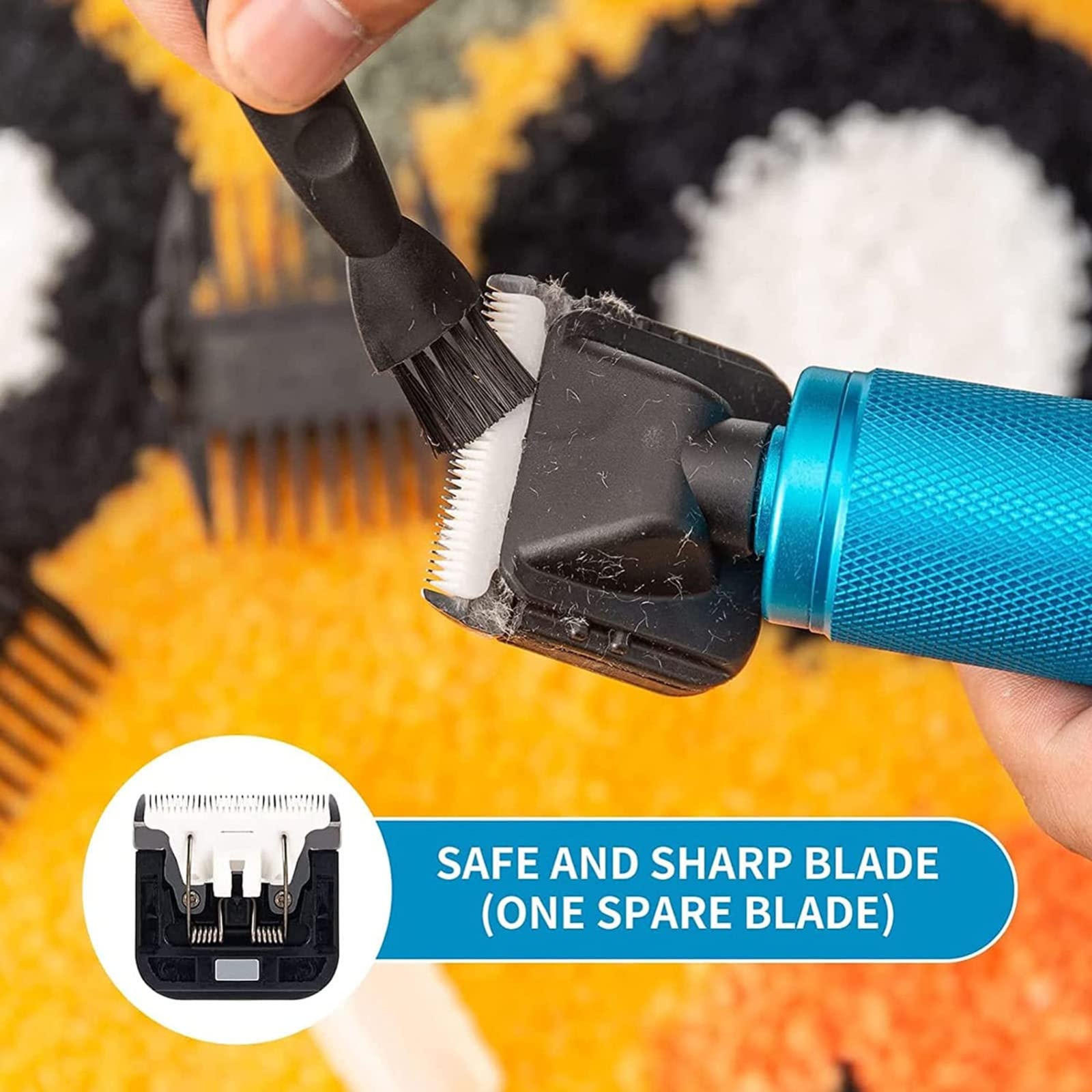 Elettrico Rug Tufting Carver Clippers,280W Taglierina Per Tappeti Con Guida Di Taglio Rug Carver Cesoie Carpet Carving Tool Per Tappeti Fatti A Mano Clean&Tufted Rug 1,17 * 3.5cm