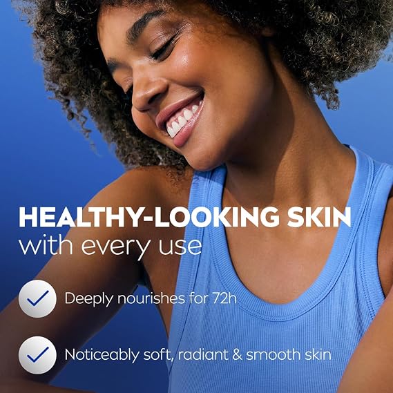 NIVEA Cocoa Butter Body Lotion for Dry Skin with Hyaluronic Acid, 33.8 Oz