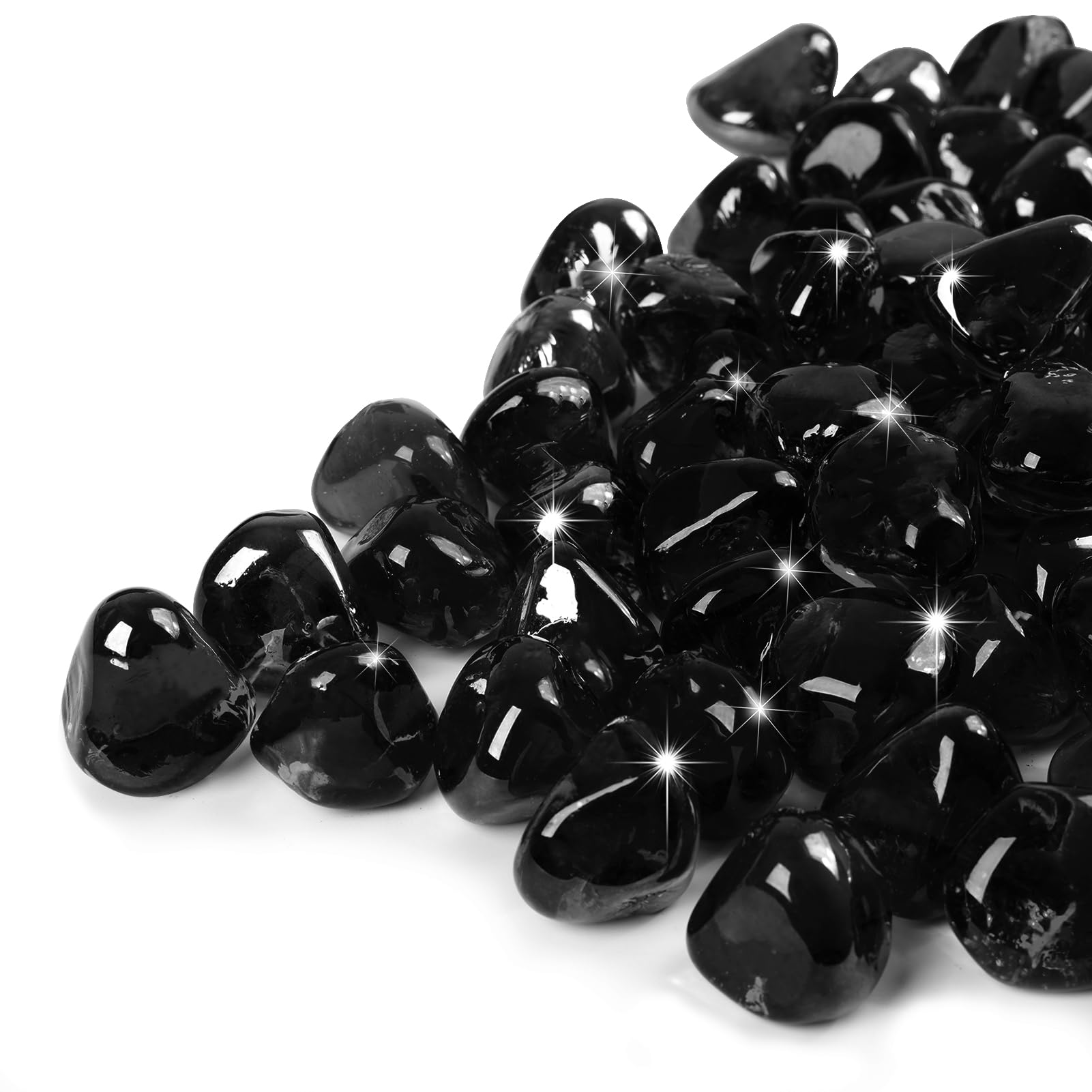 GASPRO Fire Glass Diamonds - 1 Inch Clear Fire Glass -9 GASPRO Fire Glass Diamonds - 1 Inch Clear Fire Glass -9