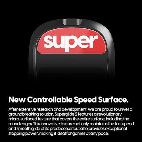 Miniatura 3 de Pulsar Gaming Gears Superglide2 - Nueva superficie de velocidad controlable más rápida y suave, pies de ratóndeslizamientos fabricados con vidrio