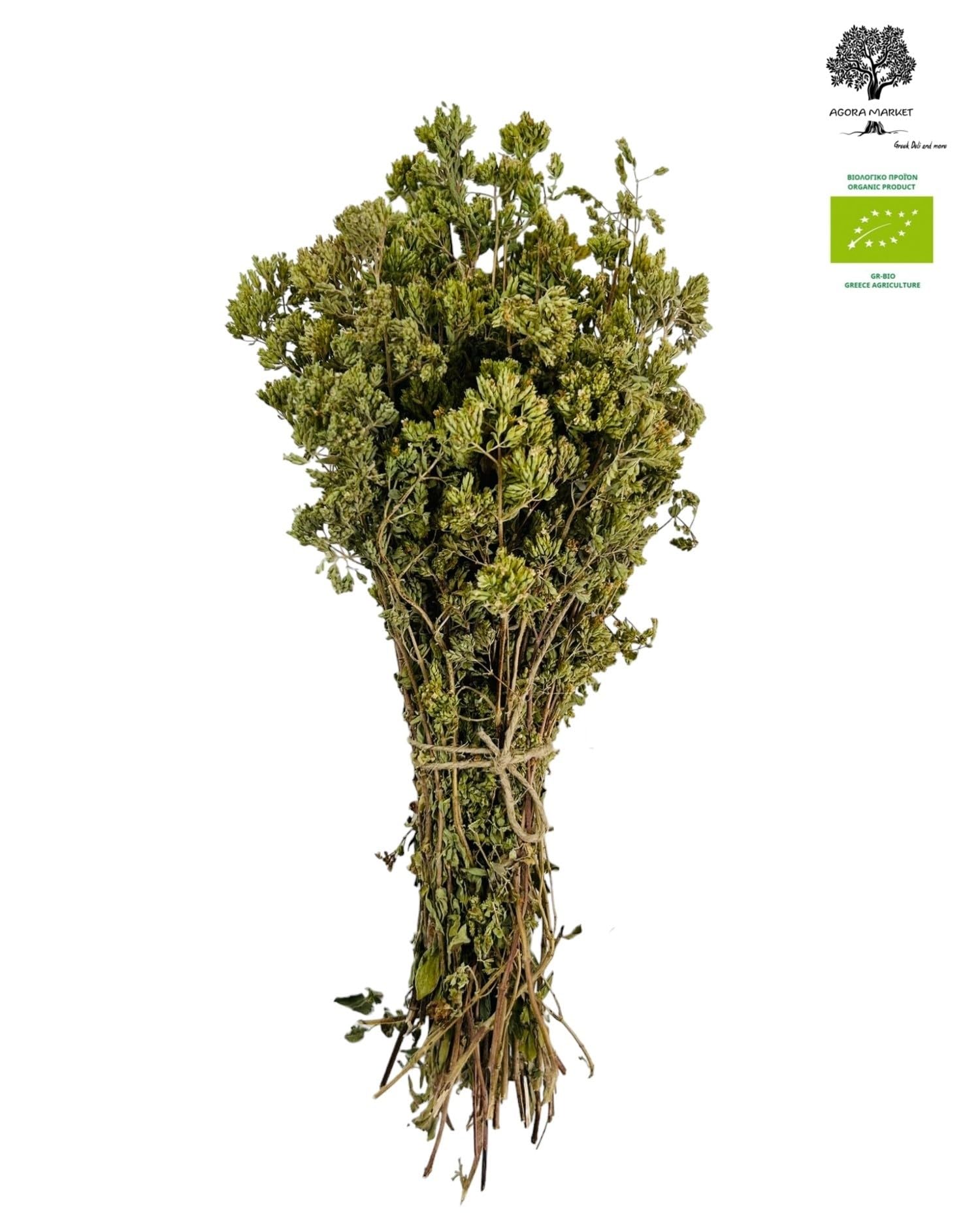 Zertifiziertes Bio Griechisches Getrocknetes Berg Oregano Bündel 85g - 1,95kg Ernte Origanum Vulgare (1950 gramm)