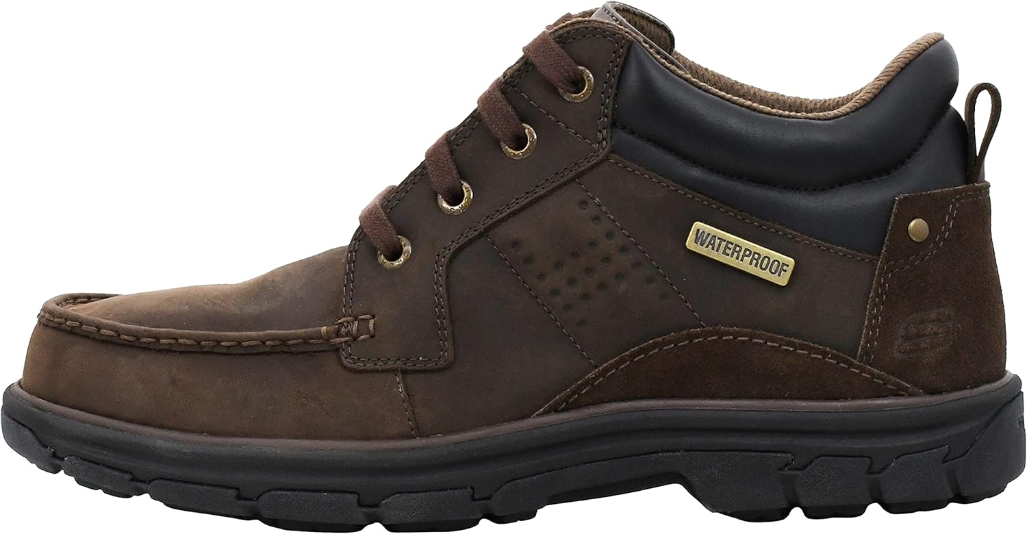 Skechers Men's Segment Melego Leather Chukka Waterproof Boot