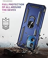 Vista 4 de Funda para Xiaomi redmi Note 12 5G/Poco X5 5G con protector de pantalla, soporte delgado protección militar a prueba de golpes Armor Defender Funda
