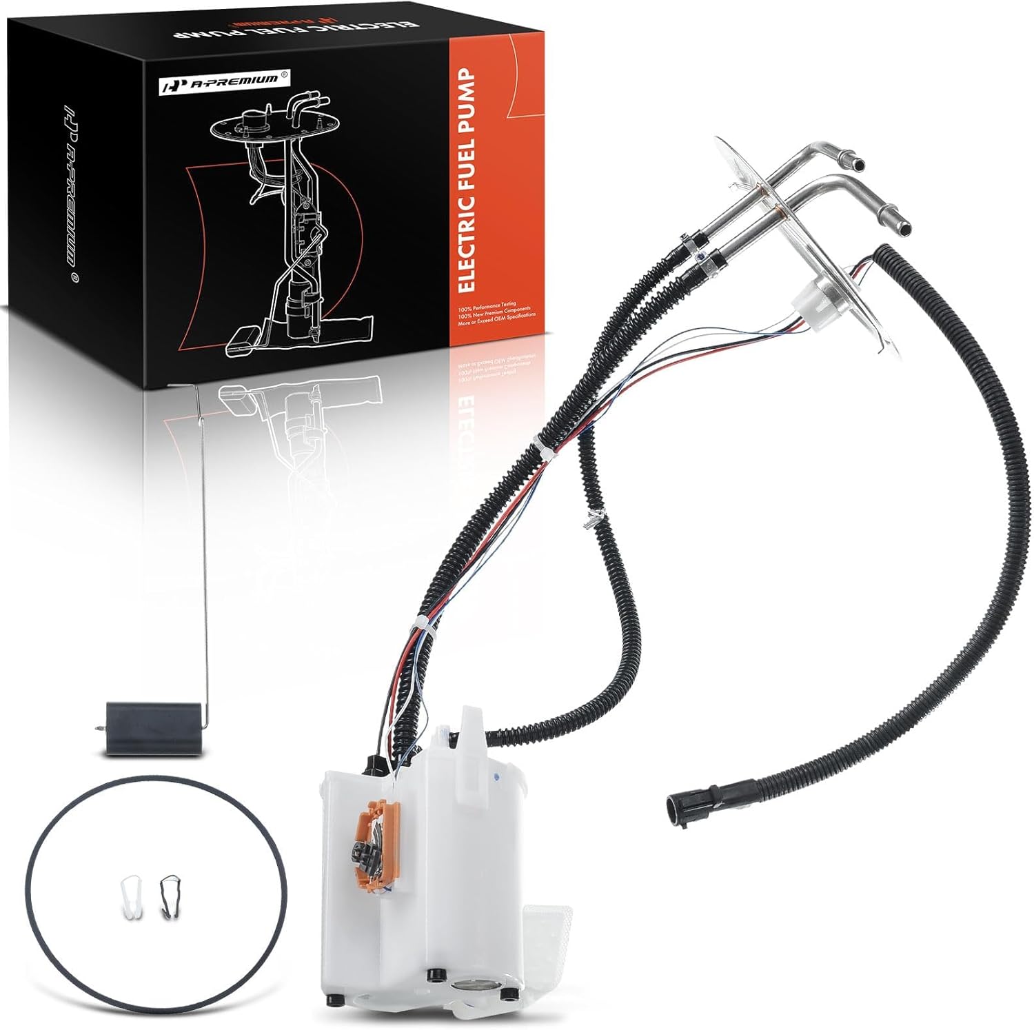 A-Premium Electric Fuel Pump Module Assembly with Sending Unit Compatible with Ford F-250 F-350 F-450 F-550 Super Duty, 5.4L 6.0L 6.8L 7.3L, Without California Emissions