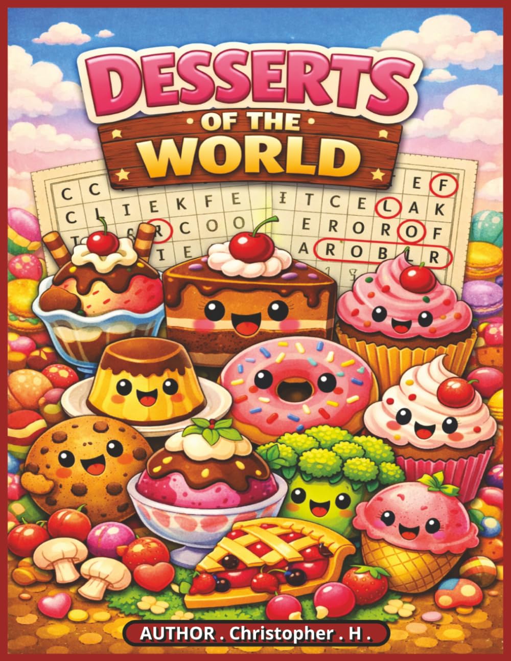 DESSERTS OF THE WORLD: A Delicious Collection of Global Sweet Treats for All Ages (World Foods, Drinks & Kitchen Tools Word Search Collection)