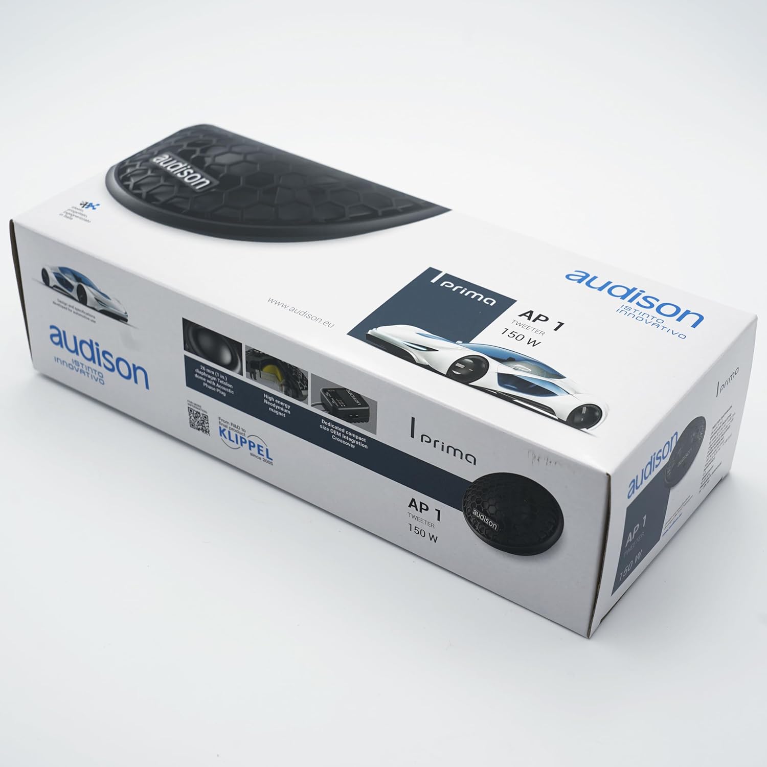 Audison AP 1 Prima Series 1" (25mm) Tweeter and Crossover (Pair)