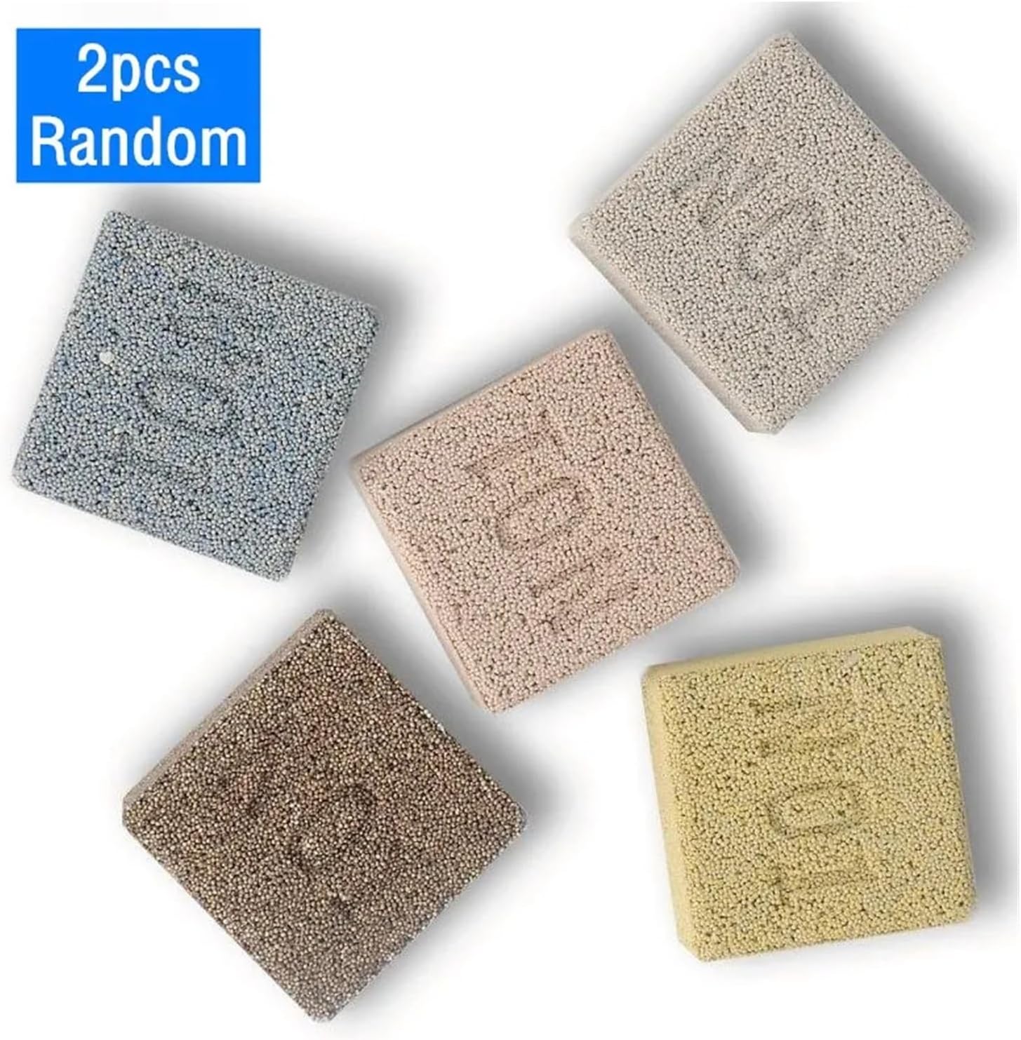 2PCS Nano Ceramic Filter Brick for Aquarium, Bio Filter Block for Marine & Freshwater Fish Tank Canister Filtration