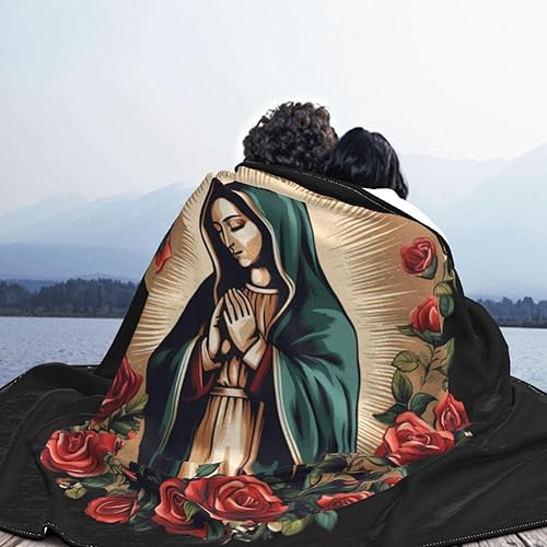 Miniatura 6 de Traditional The Virgin Mary se sienta cómodo con nuestra manta de forro polar ultrasuave, perfecta para el hogar y viajes, de 60 x 50 pulgadas