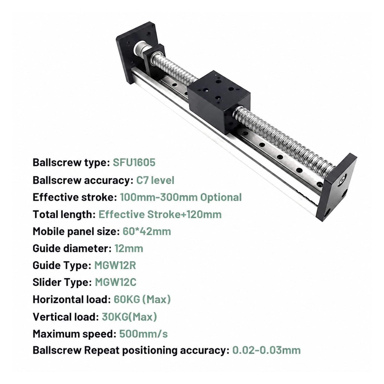 Śruba Kulowa, Zestaw Stołu Z Prowadnicą Liniową Silnika Krokowego Nema23 57 Mm do Maszyny CNC
