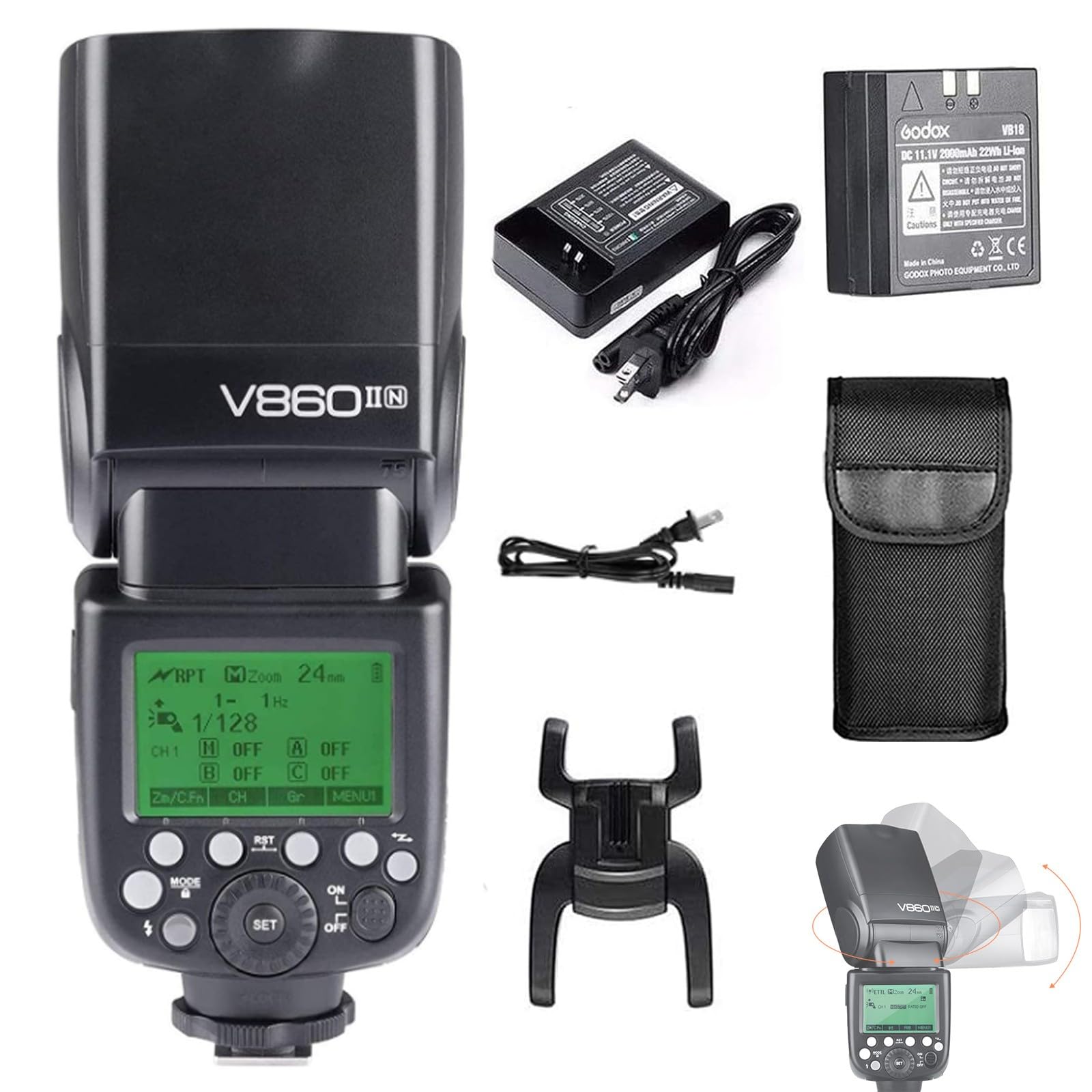 GODOX V860Ⅱ 富士フィルム用 Amazon.com : Godox VING V860IIF TTL Li-Ion Flash Kit for