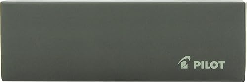 Miniatura 2 de PILOT Metropolitan Collection - Pluma estilográfica, barril plateado, diseño de puntos, punta media, tinta negra (91105)