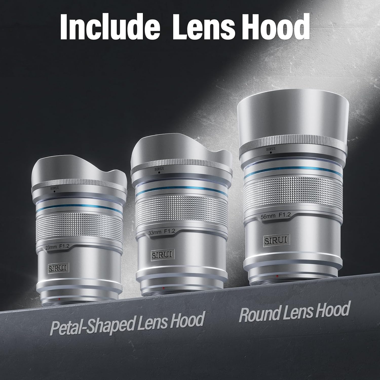 SIRUI Sniper 56mmオートフォーカスレンズ、F1.2広角APS-Cカメラレンズ