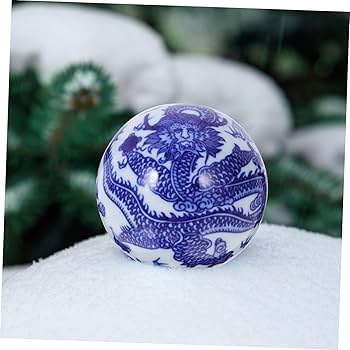 Amazon.co.jp: TOPPERFUN 花瓷陶磁器装飾球 デスクトップ用浮遊