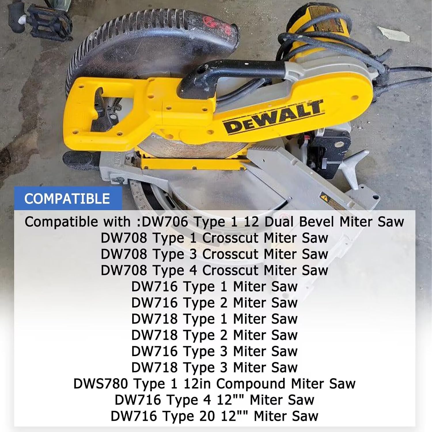 Belt 153555-00 For DeWalt Miter Saw DW706 DW708 DW716 DW718 DWS780