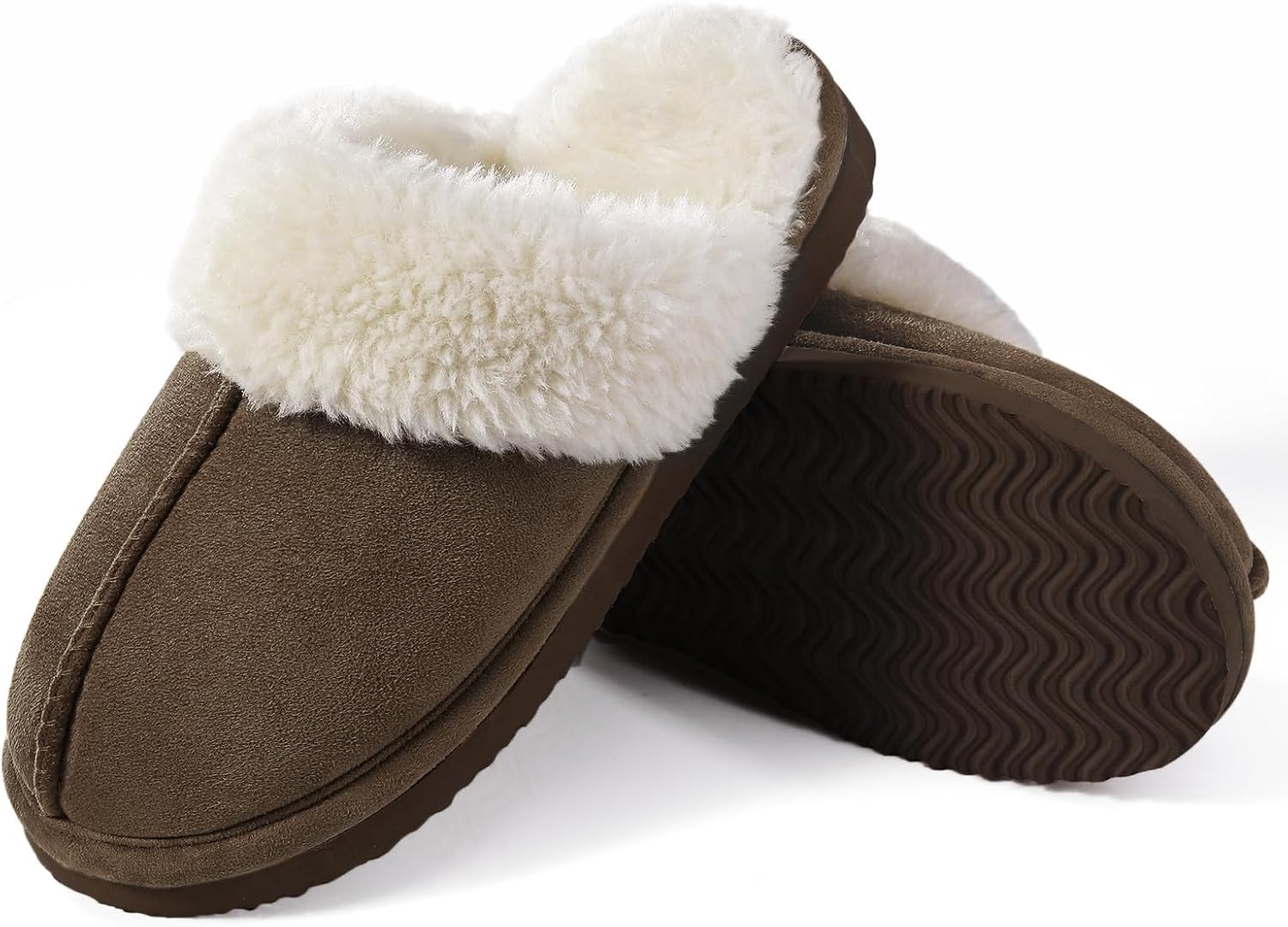 Litfun Women's Fuzzy Memory Foam Slippers Fluffy Winter House Shoes Indoor and Outdoor thumbnail