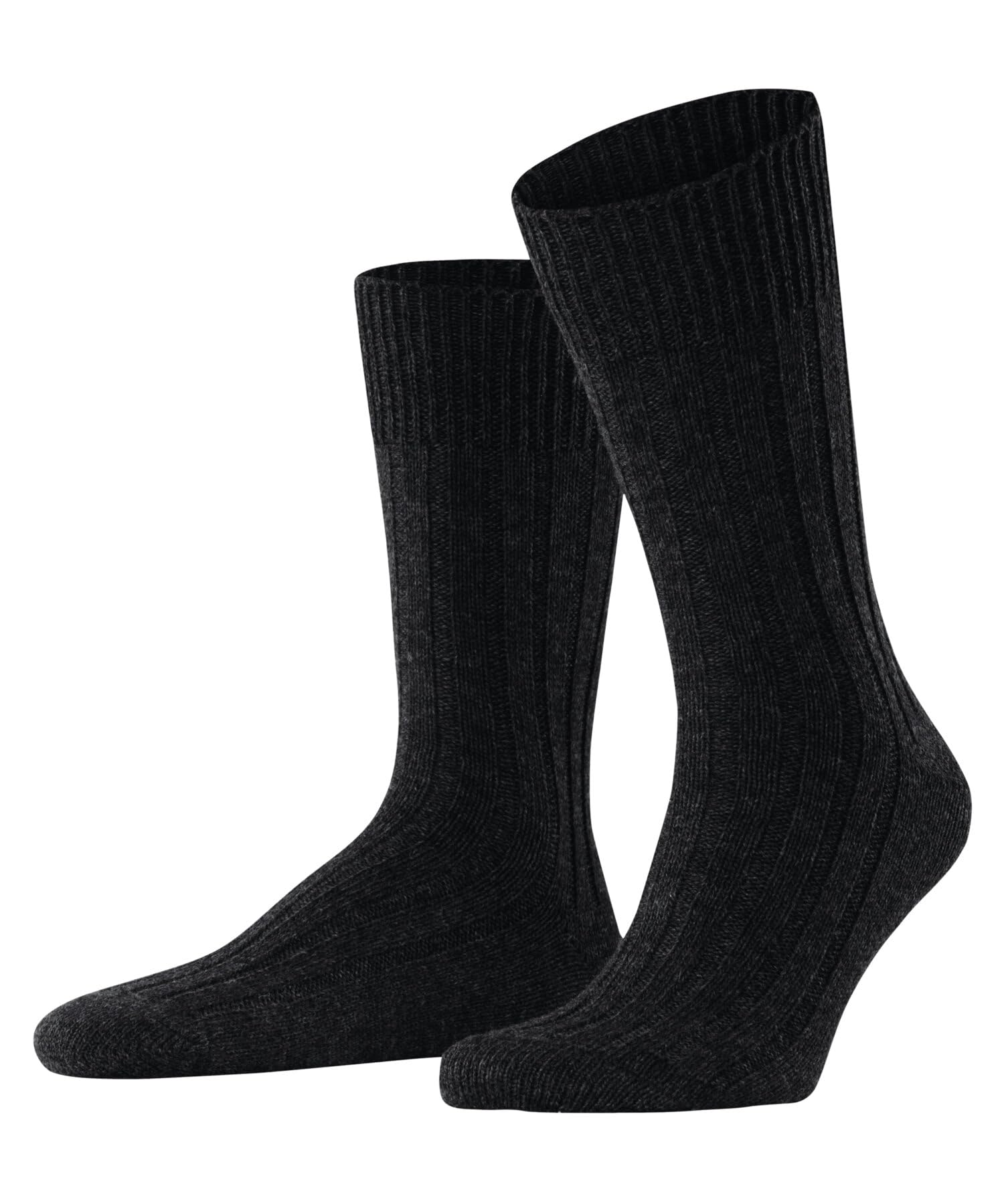 ESPRIT Men's Hygge M So Wool Cashmere Patterned 1 Pair Socks, Black 3000, 5.5-8