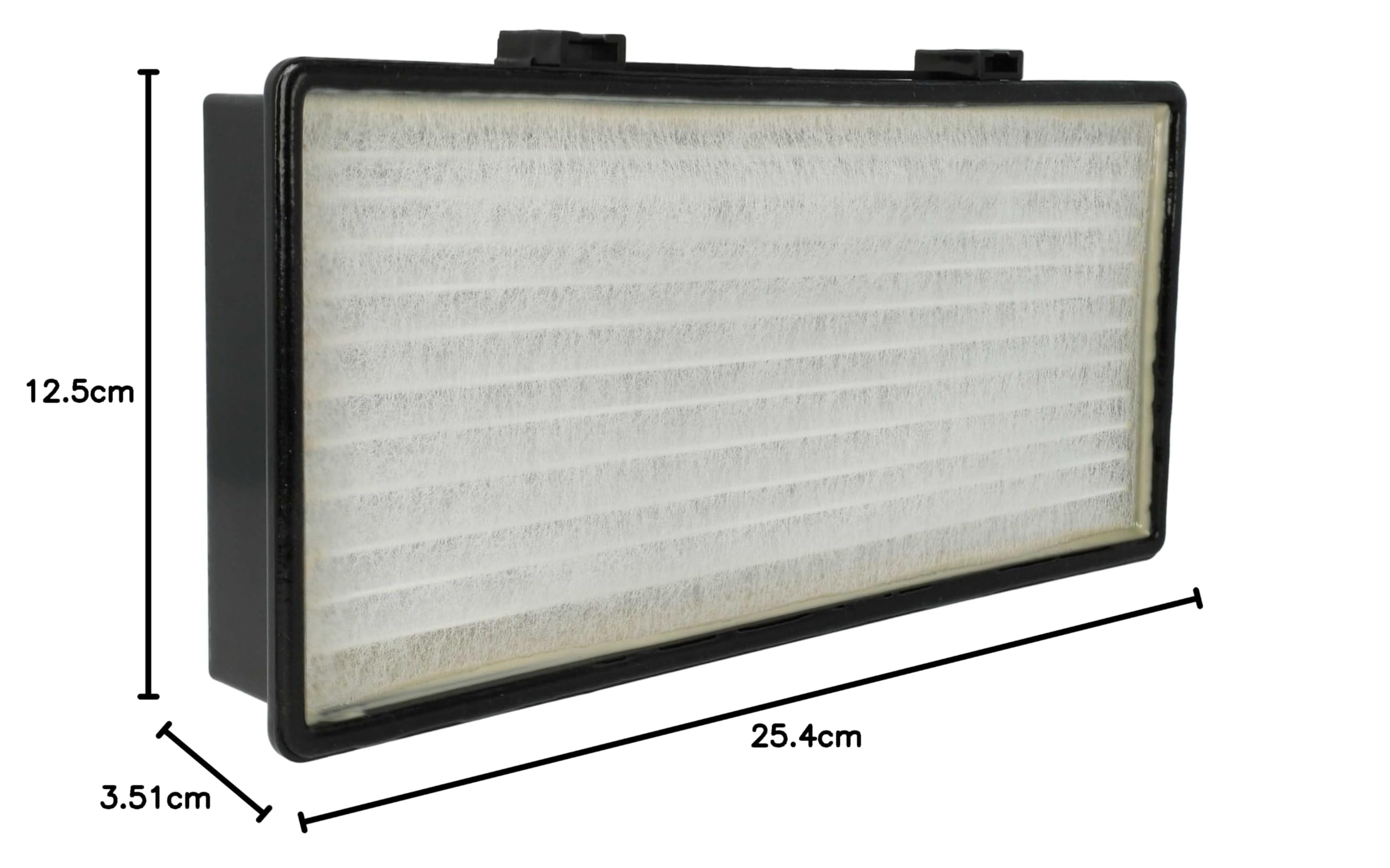 vhbw 2x Filtro HEPA compatible con Bionaire BAP242S, BAP9420, BAP9240, BAP412S purificador aire - Filtro de repuesto con bicarbonato de sodio