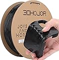 TPU Filament 1.75mm TUP95A 3D Printer Filament Flexible Soft 3D Filament 1KG (2.2lbs) fit Most FDM 3D Printers Dimensional Accuracy +/- 0.03 mm-Black