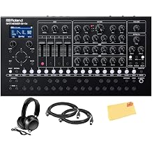 Roland SH-4D Desktop Synthesizer Bundle with Headphones, MIDI Cable, and Austin Bazaar Polishing Cloth