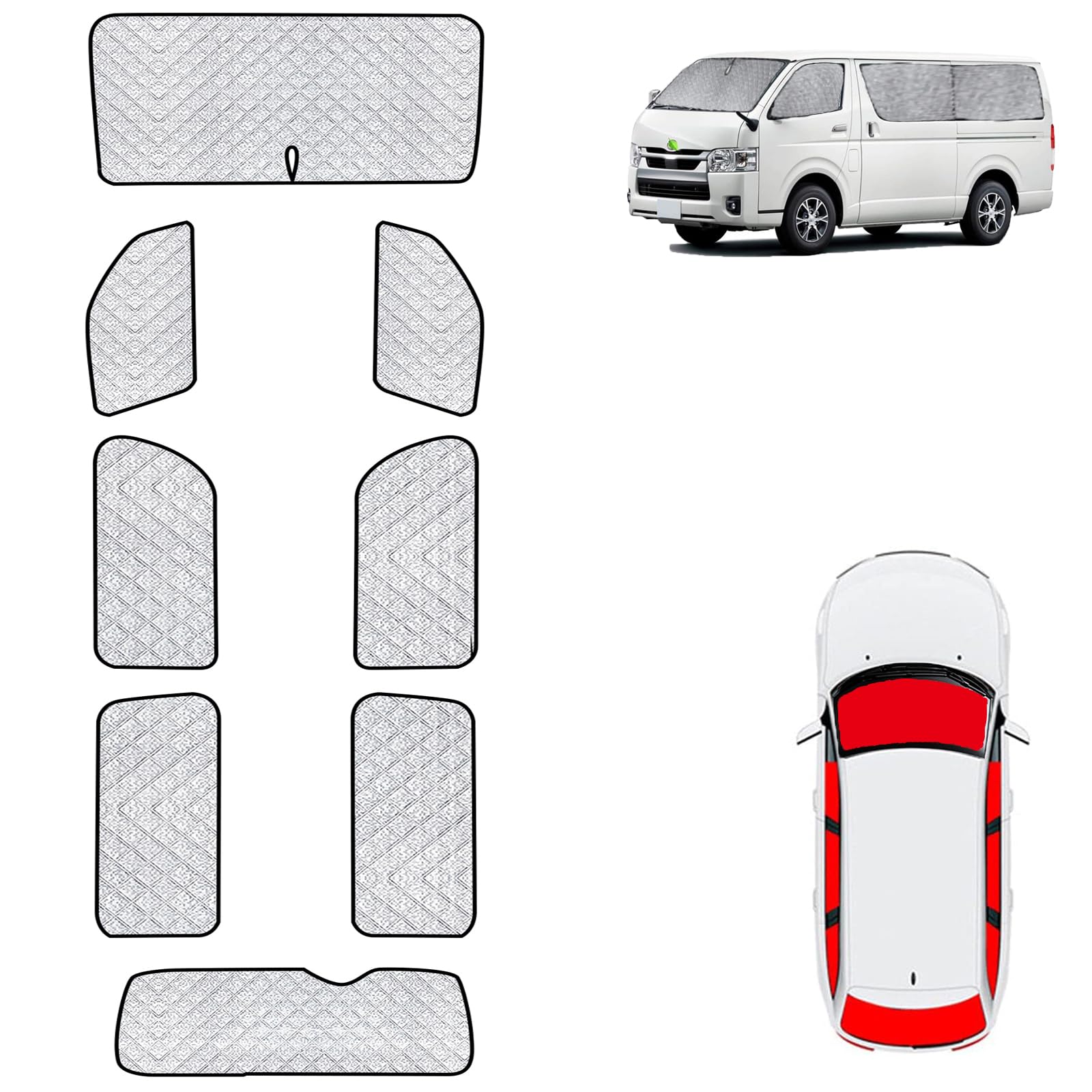 ハイエース 200系 ワイド サンシェード 1型2型3型4型5型 窓カーテン ハイエース 200系 ワイド サンシェード 1型2型3型4型5型 窓カーテン