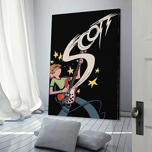 Miniatura 3 de Scott - Póster de película de Pilgrim Vs. The World, póster estético y pictórico, pintura artística en lienzo, pintura de pared, lienzo, decoración