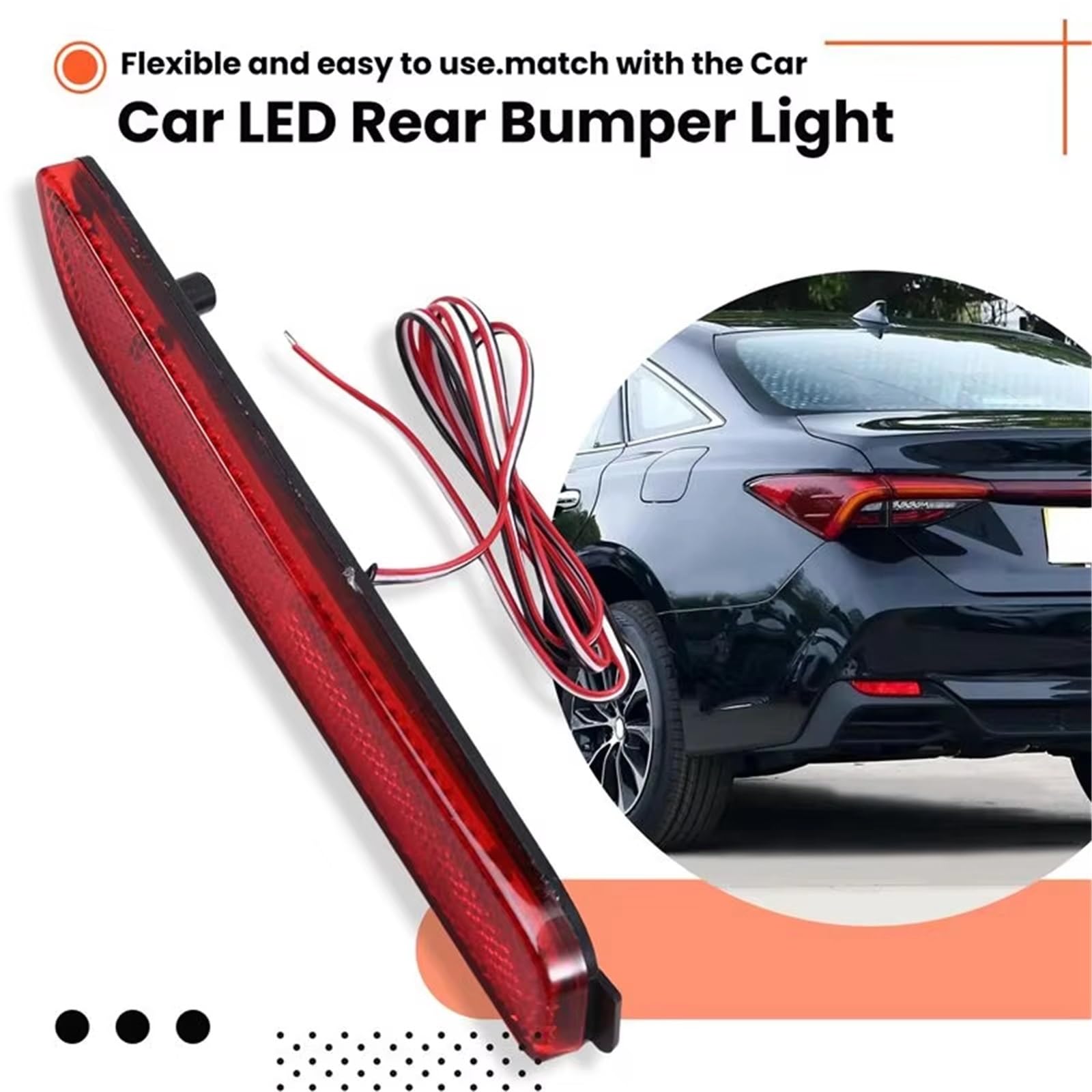 Luces Traseras Para Toyota Para Harrier Para Avalon Para Venza 81920-08010 Reflector De Parachoques Trasero LED Luz Freno Lámpara Trasera