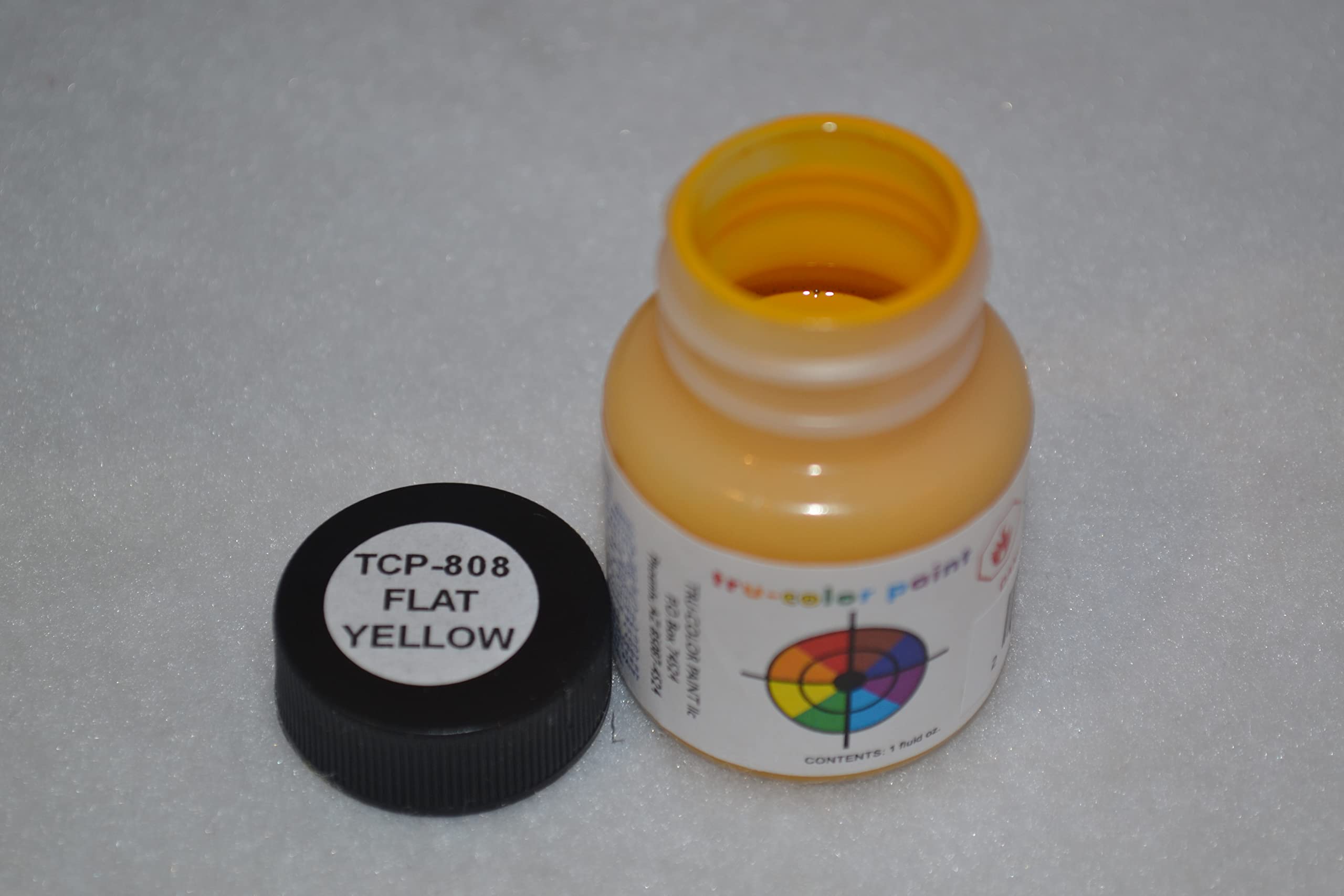 Tru Color Paint Flat Brushable Yellow 1oz