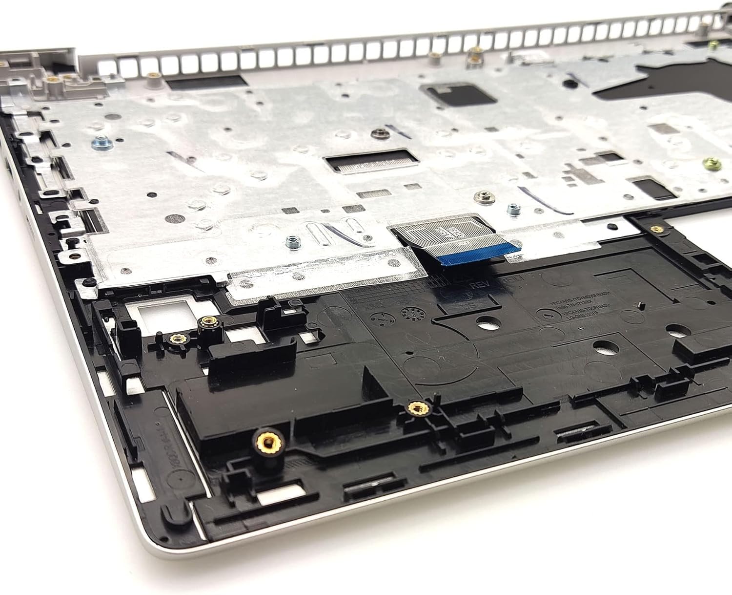 Replacement Upper Case Palmrest for HP Probook 450 G8 455 G8 15.6'' Series Laptop Top Cover Non-Backlit Keyboard Assembly M21740-001 Silver