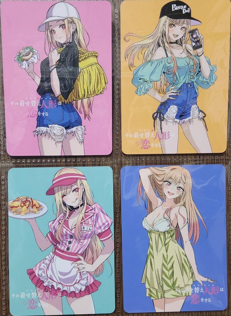 Amazon | 4枚セット 喜多川海夢 ダイヤモンドフラッシュACGカード ACG 