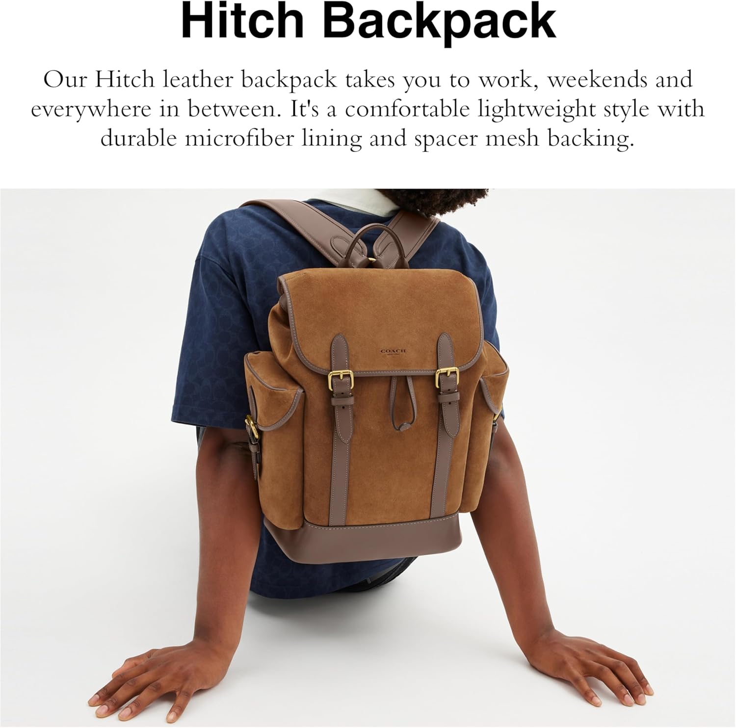 Coach - Brandclub - COACH Men's Hitch Backpack, Cedar Suede