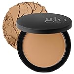 Glo Skin Beauty Pressed Base Powder Foundation Makeup (Honey Dark) - Flawless Coverage for a Radiant Natural, Second-Skin Finish