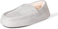 Amazon Essentials Men's Moccasin Slippers with Memory Foam Insole & Faux Fur Lining - Cozy Comfort Indoor/Outdoor