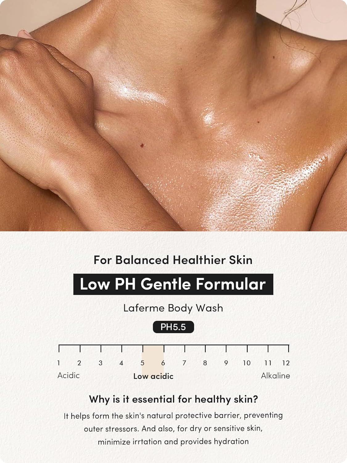 Kustie Rose Petal Body Wash – 342 Real Bulgarian Petals & Essential Oils | Squalane, Hyaluronic & Niacinamide Cleanser | Vegan, Sulfate-Free, Long-Lasting Scent | 12.8 Fl Oz - Image 6