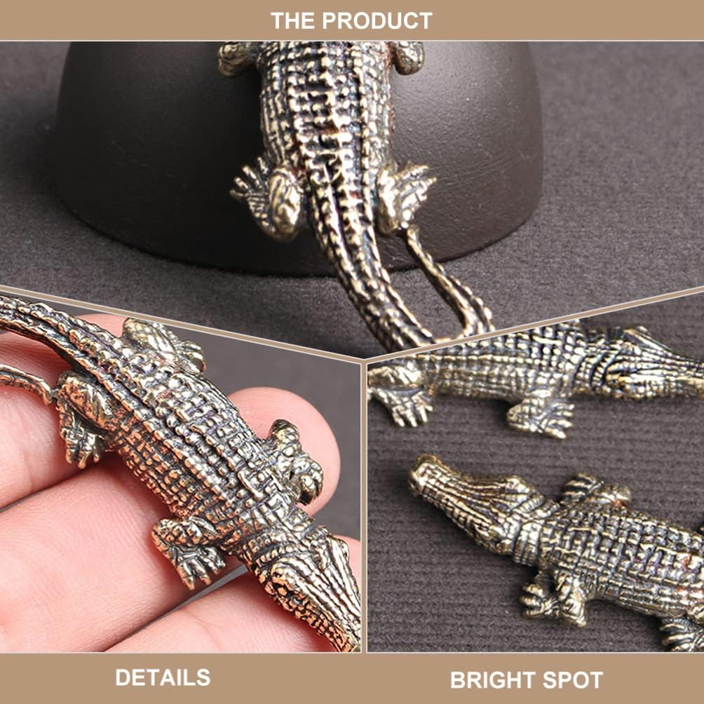 Decor Pcs Alligator Charm Pendant Animal Brass Tea Pet DIY Handmade Keychain Earring Necklace Jewellery Supplies Accessories Vintage Home 9 - Image 7