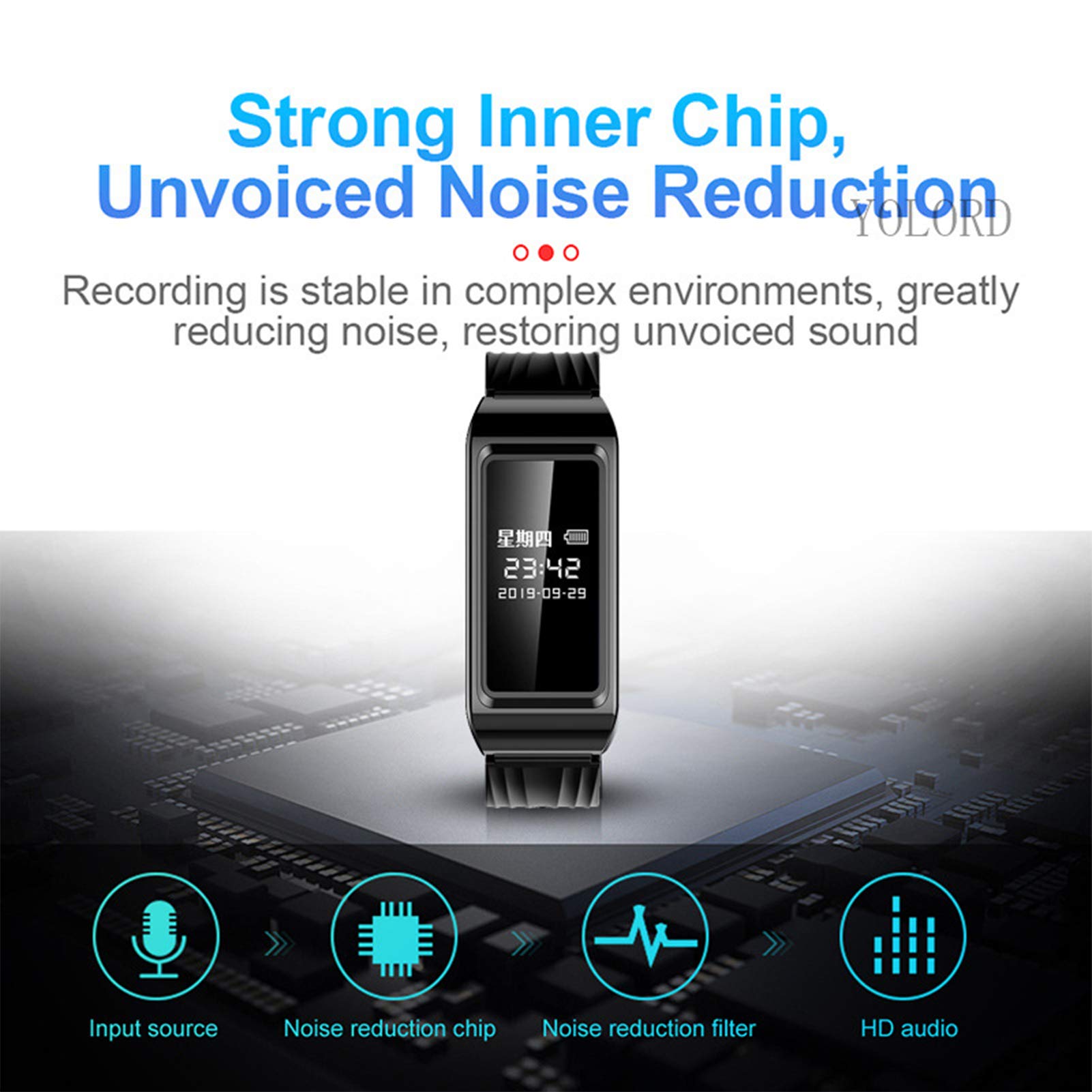 Pulsera Inteligente HD Grabadora 1080P Cámara Espía Oculta Portátil,Prevención Evidencia De Un Crimen Grabación Reloj Deportivo,Cámara Espía Reuniones De Negocios,Evidencia Smartwa-Negro 128 GB…