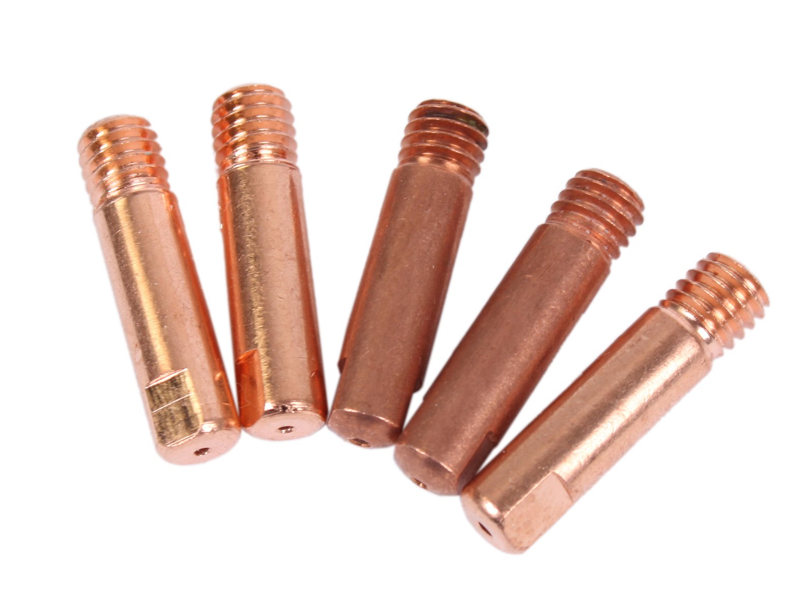 5er Set MIG/MAG Stromdüsen 0,6 Mm – Kontaktröhrchen M6, Schweißzubehör Von WELDINGER