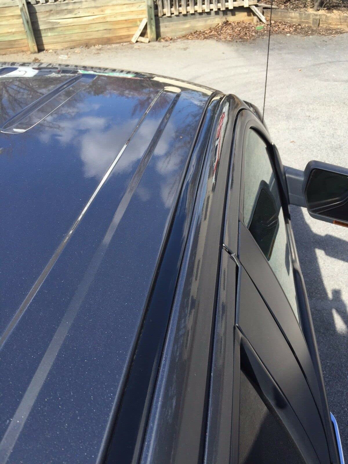 Black Roof Trim Molding Kit for 2005-2021 Nissan Frontier 2006 2007 2008 2009 2010 2011 2012 2013 2014 2015 2016 2017 2018 2019 2020