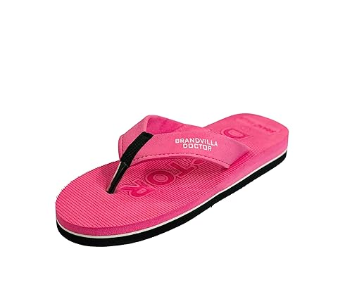 BRAND VILLA Extra Soft Doctor Ladies Embossed Orthopedic Diabetic Mcr Dr Comfortable Light Weight Daily Use Flip Flops Footwear Slippers for Women and Girls