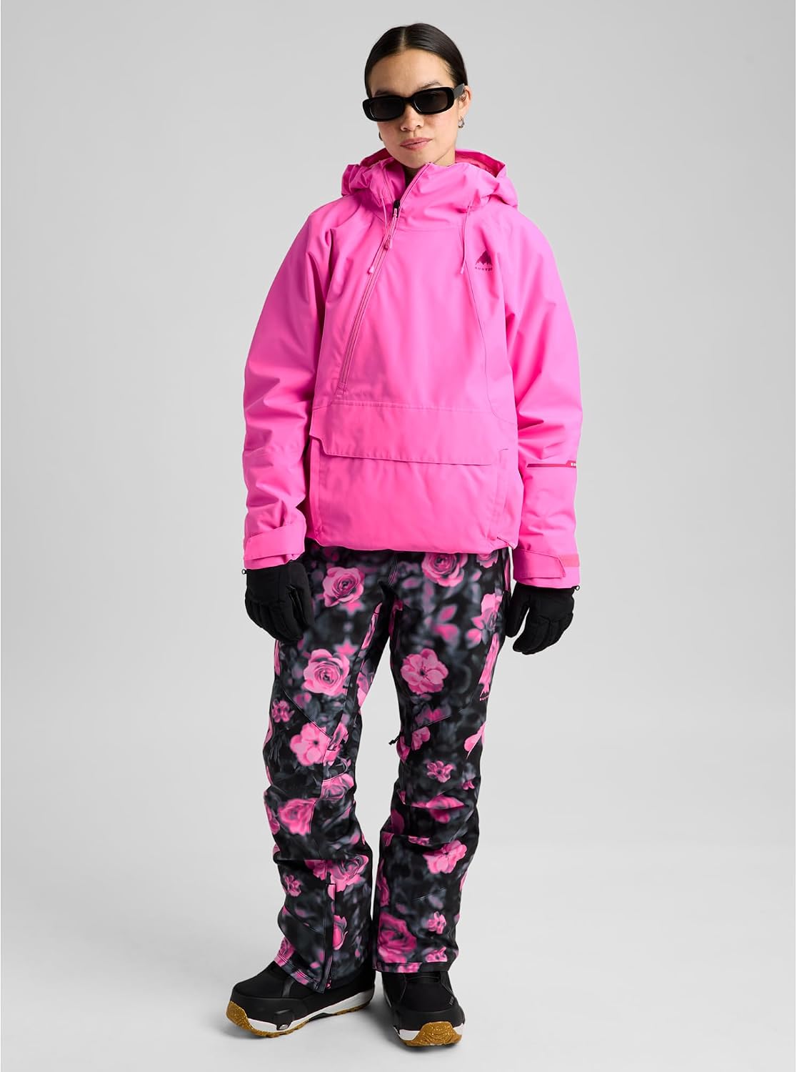 Burton Women's Reserve 2L Relaxed Anorak, Shockwave Pink, Medium
