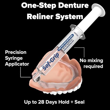 Dentemp Sof-Grip 1-Step Denture Care - 5g (1 Pack)
