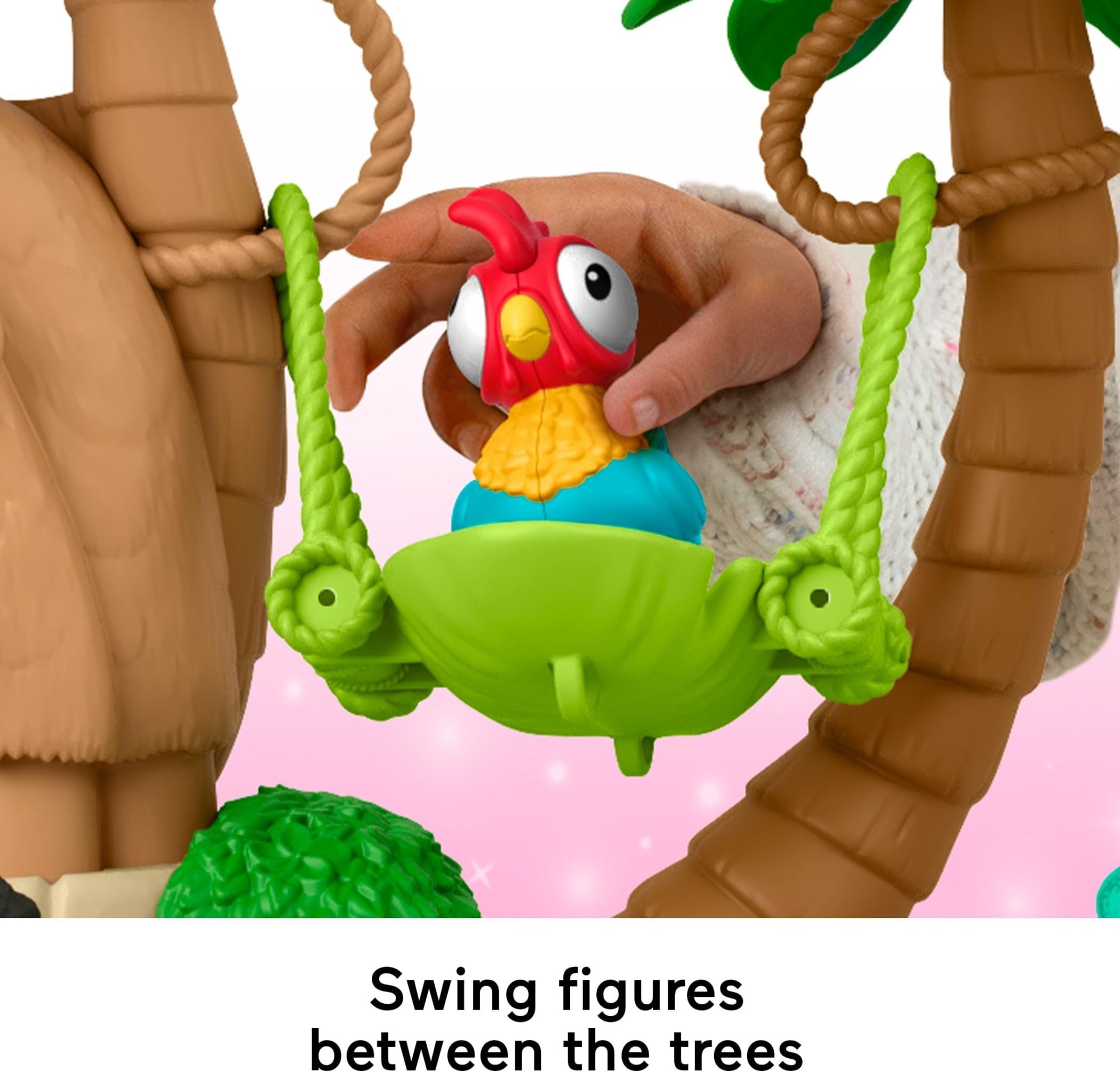 Fisher-Price Little People JGP44 giocattolo per bambini Disney Principessa Vaiana Adventure Village Set da gioco con personaggi per giochi di ruolo, bambini dai 18 mesi in su