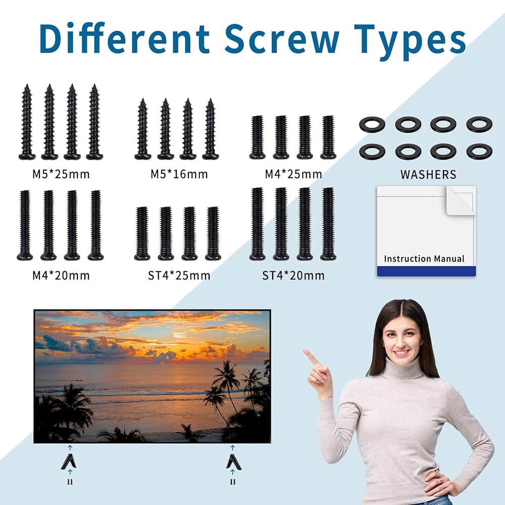 Amazon.co.jp: ユニバーサルテレビマウントネジキット TCL TV脚