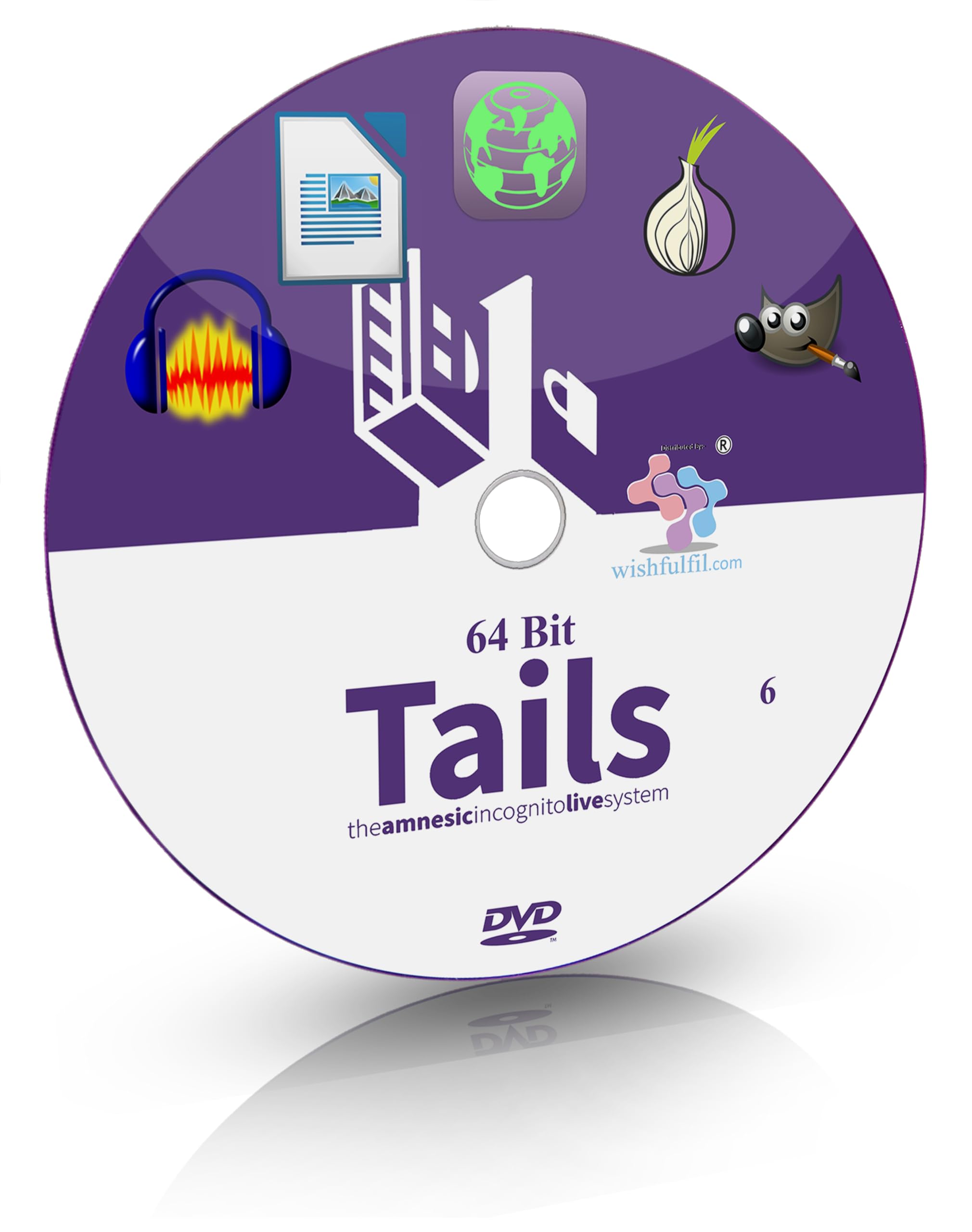 wishfulfil Tails 6 GNOME 64 Bit Live Bootable Installation DVD (B073YR8YG1) Amazon Price History, Amazon Price Tracker