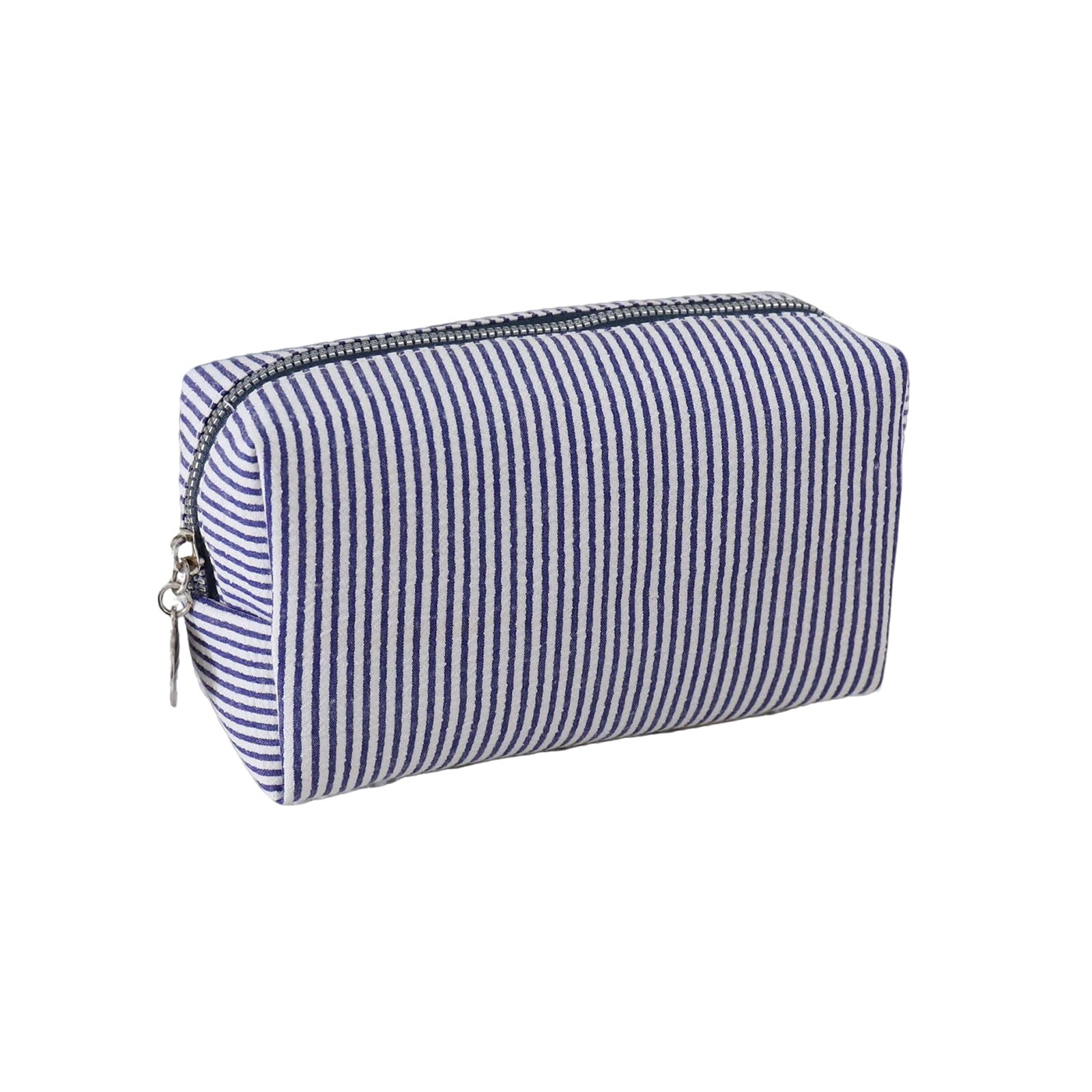 Pencil case, Striped Pencil Pouch,Stylish Simple Pen Bag with Practical Zip, Cosmetic Bag, Pencil Bag Stationery Pouch for Teenage Boys Girls School College (Purple)