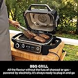 Ninja Woodfire Electric BBQ Grill & Smoker, 7-in-1 Outdoor Grill & Air Fryer, Roast, Bake, Dehydrate, Uses Woodfire Pellets, Weather Resistant, Non-Stick, Portable, Electric, Grey/Black, OG701UK - 4