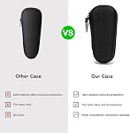 Nincha Electric Shaver Case for Braun Series 3, 5, 7, and 9 Electric Shavers — Hard Shell EVA Travel Case — Protective Storage Case (Black)