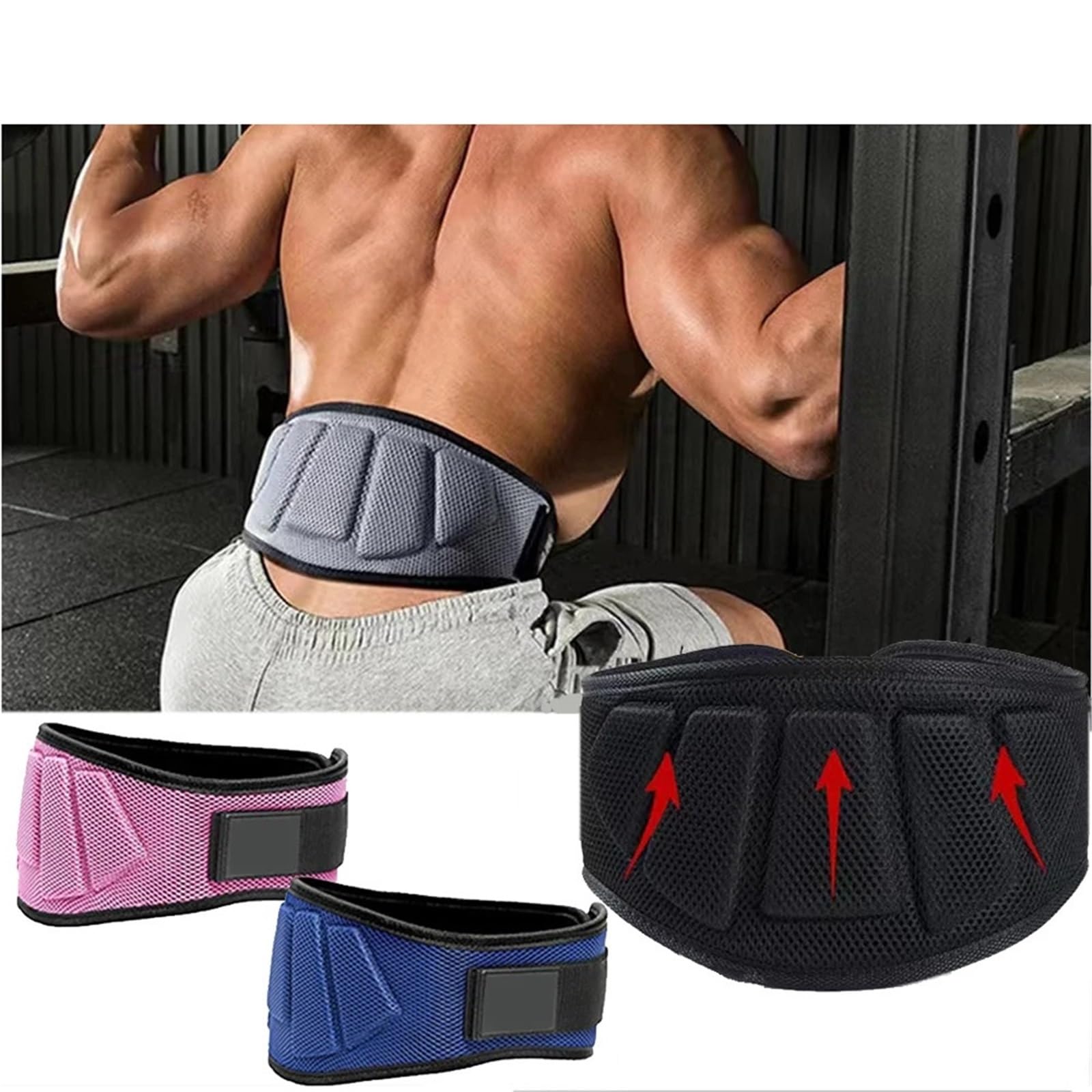 Fitness ceinture de musculation entraînement taille Sport soutien gymnastique lombaire dos orthèse Squat Powerlifting Pour Powerlifting