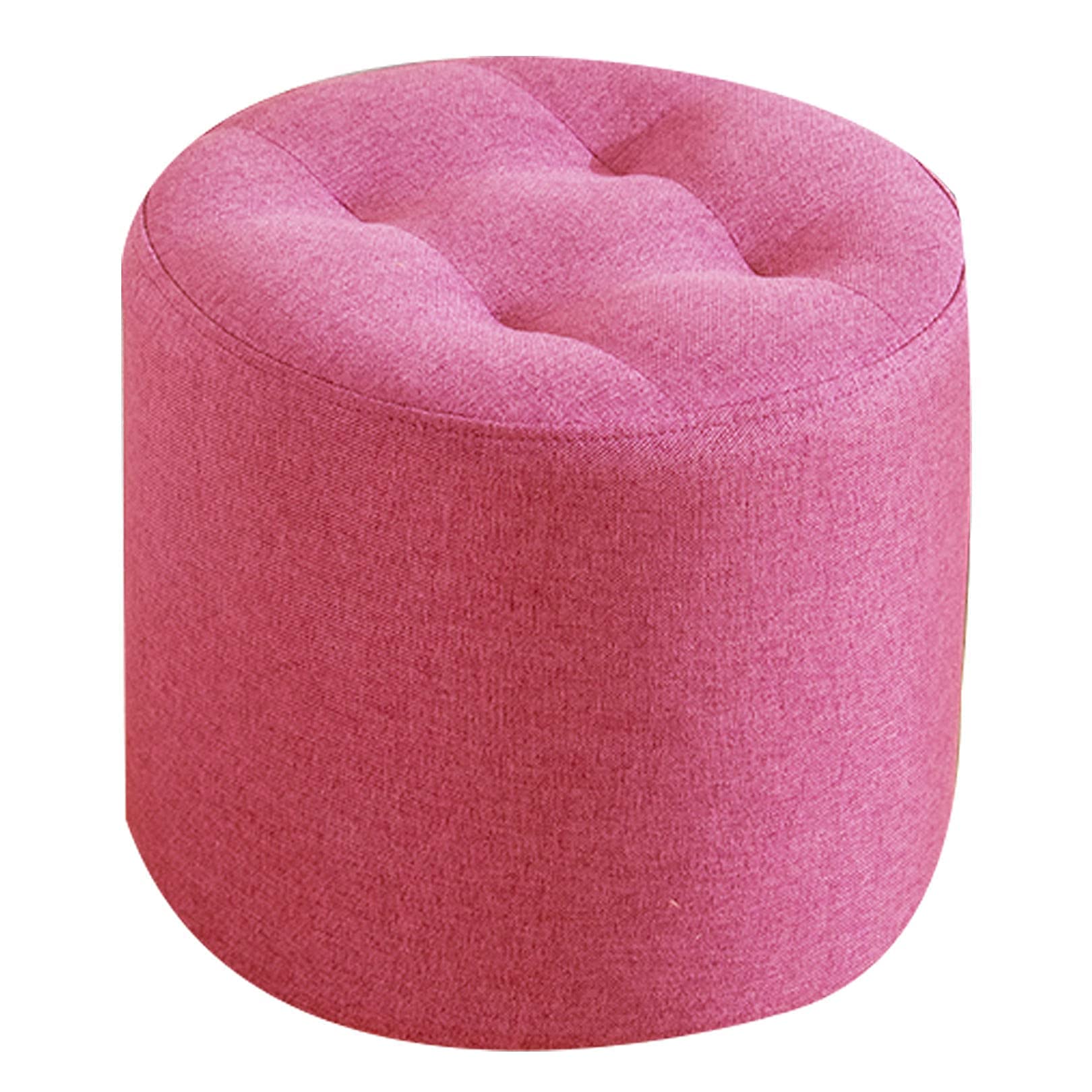 Décoration élégante repose-pieds en velours de linge et socle doré