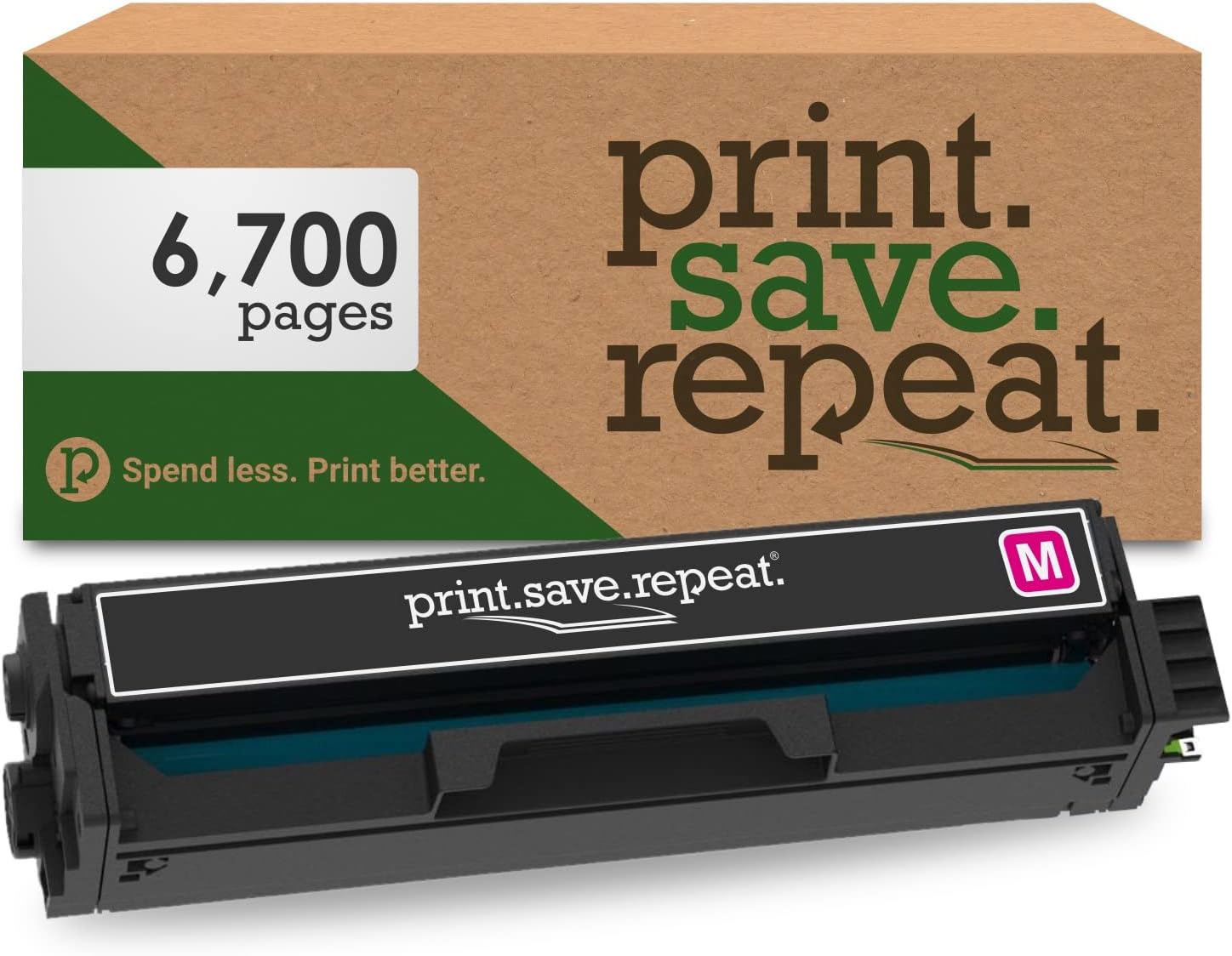 Print.Save.Repeat. Lexmark 20N1XK0 Black Extra High Yield Remanufactured Toner Cartridge for CS431, CX431 [6,000 Pages]