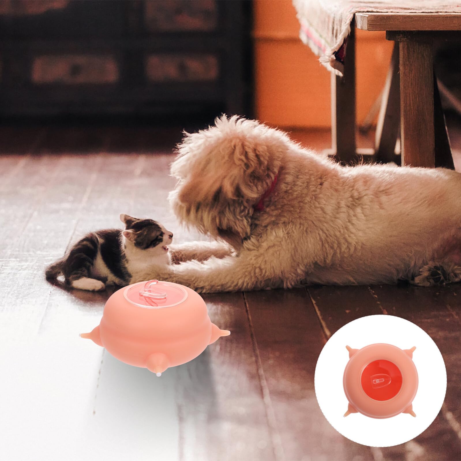 DOITOOL Alimentador de Leche para Mascotas con Múltiples Tetinas de Silicona Kit de Alimentación para Cachorros y Gatitos Recién Nacidos Accesorio Práctico para Perros Pequeños y
